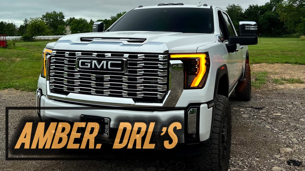 2024 GMC DRL Amber Install..