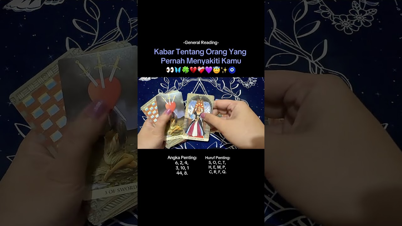Kabar Tentang Orang Yang Pernah Menyakiti Kamu 👀🦋🍀💔❤️‍🩹💜😇✨🧿 