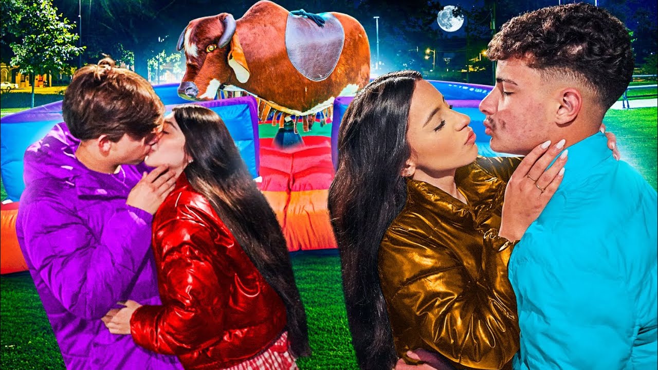 Rolou beijão Entre Os Casais no Desafio do touro!!😱