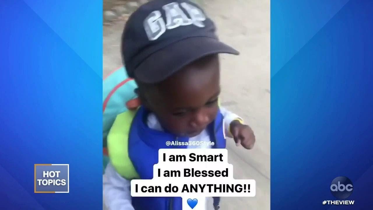 Little Boy Goes Viral for Daily Affirmations | The View