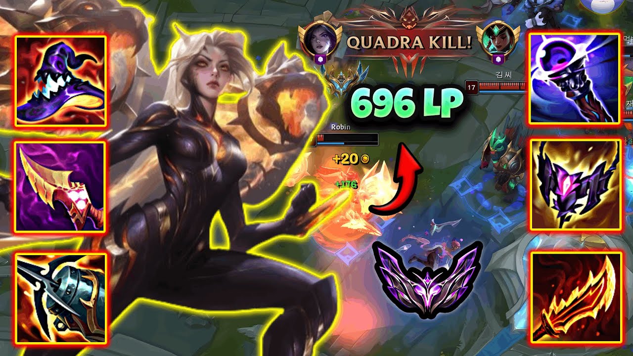 Kaisa vs Ezreal ADC ( QUADRAKILL ) Korea Master 696 LP | Patch 26.2