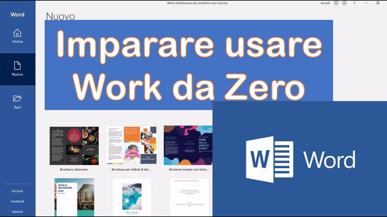 imparare usare word in pochi minuti corso per chi inizia da poco tutorial Word office corso di base