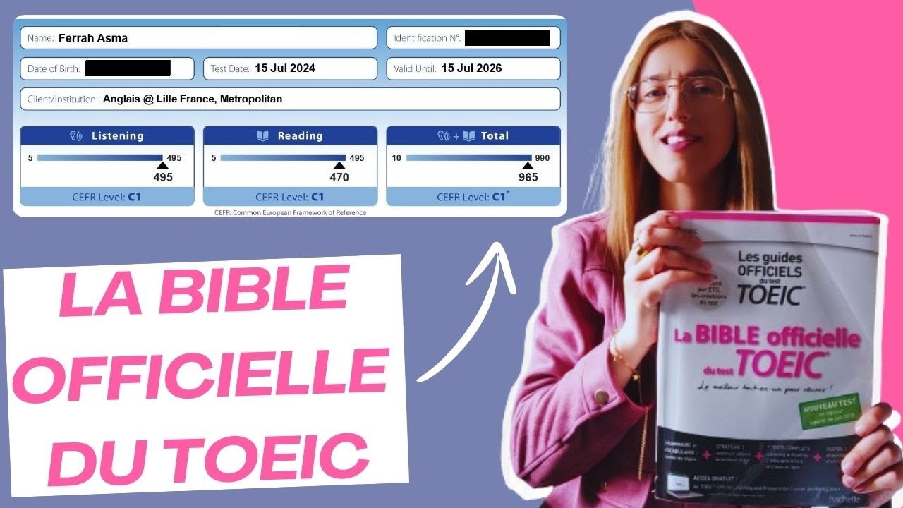 La bible officielle du TOEIC ® : mon avis COMPLET + ma méthode pour atteindre +900 en 2026