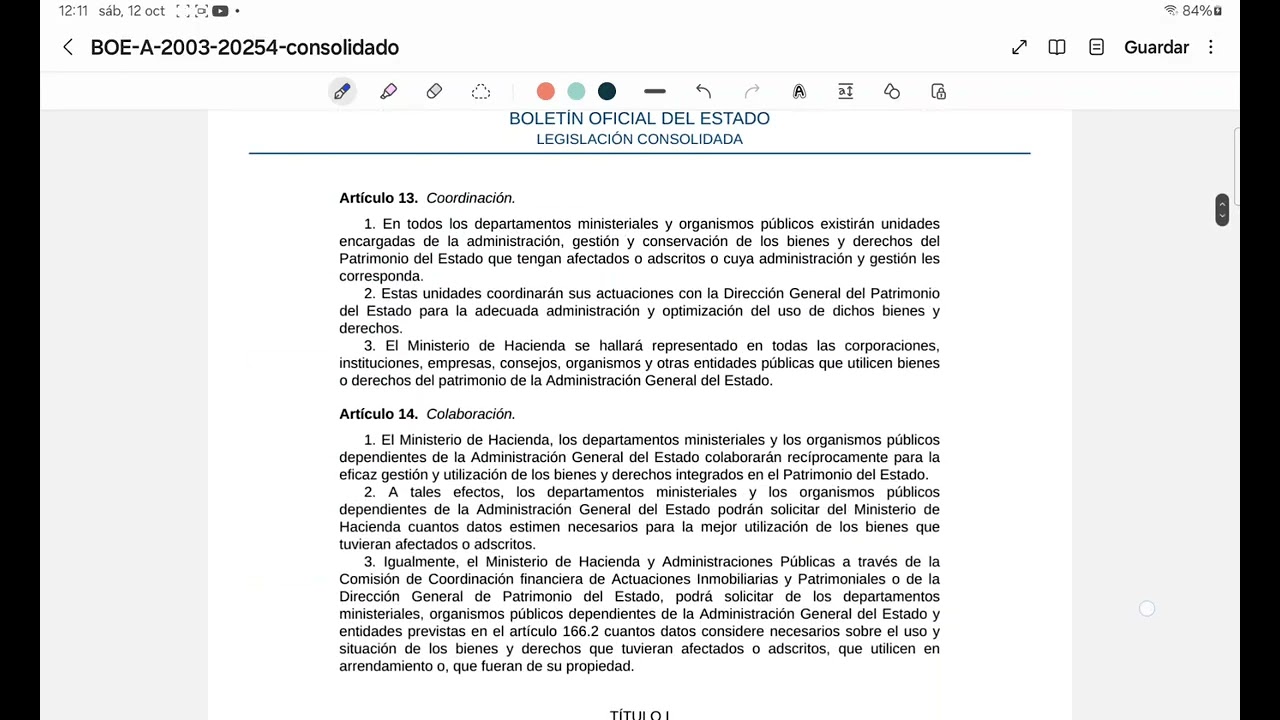 REPASO RÁPIDO LEY PATRIMONIO