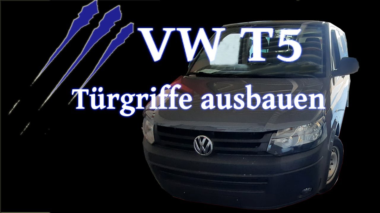 VW T5 Türgriff ausbauen und einbauen [door handle removal] - Tutorial
