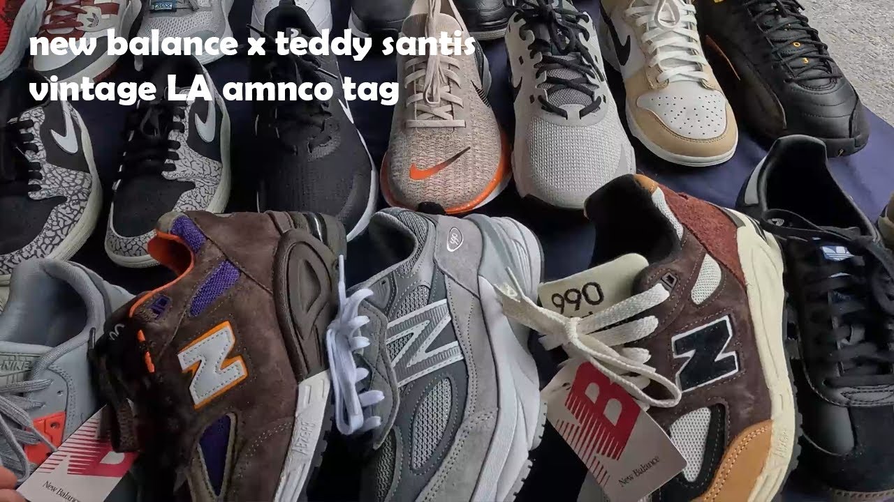 Thrifteando Encontramos Gorra Vintage De Los Angeles y Tenis New Balance x Teddy Santis NUEVOS