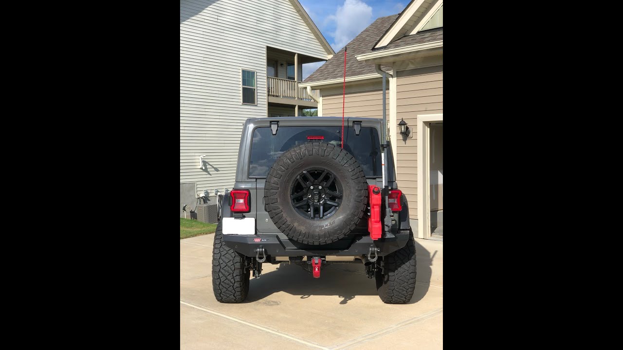 Overview of Warn JL Elite Rear Bumper & Tire Carrier