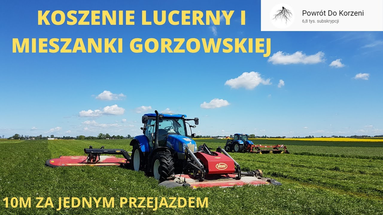 KOSZENIE LUCERNY NA DWA ZESTAWY / 1 PRZEJAZD=10M