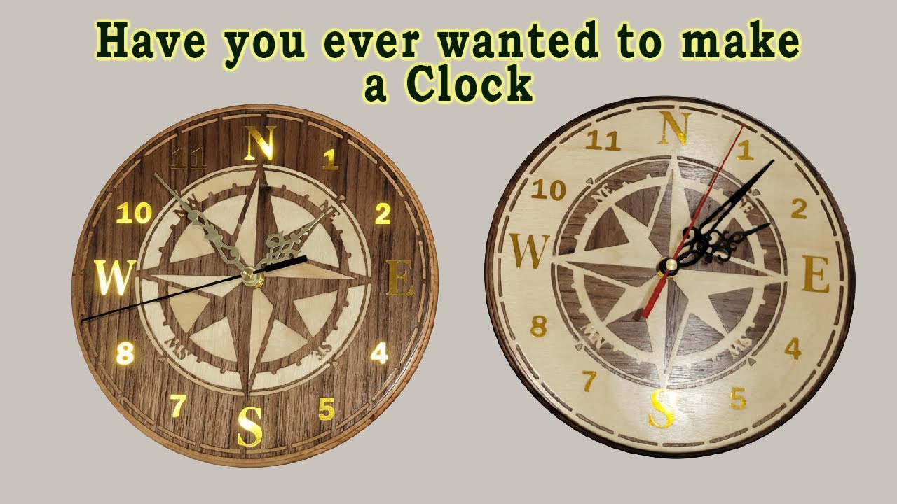 Have you ever wanted to make a veneer clock
