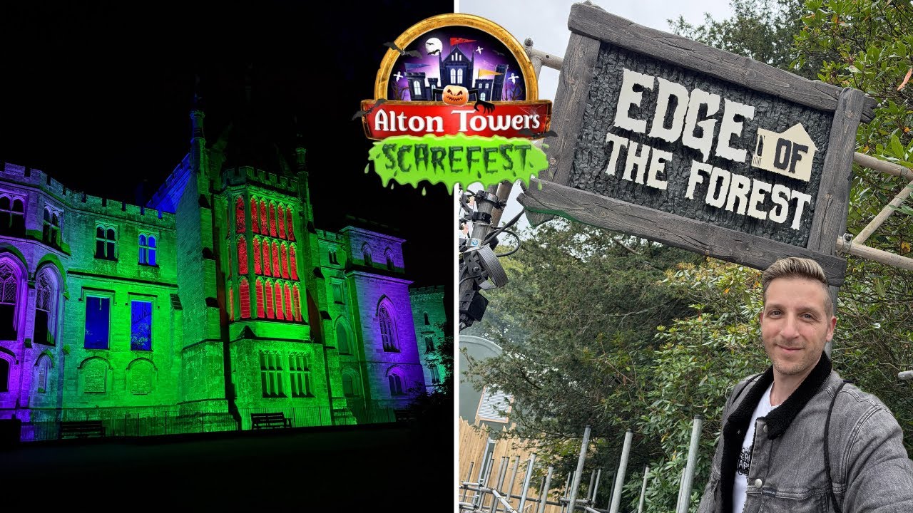 Alton Towers Vlog (September 2025) | Scarefest 2025 | New Maze, New Zone & More!