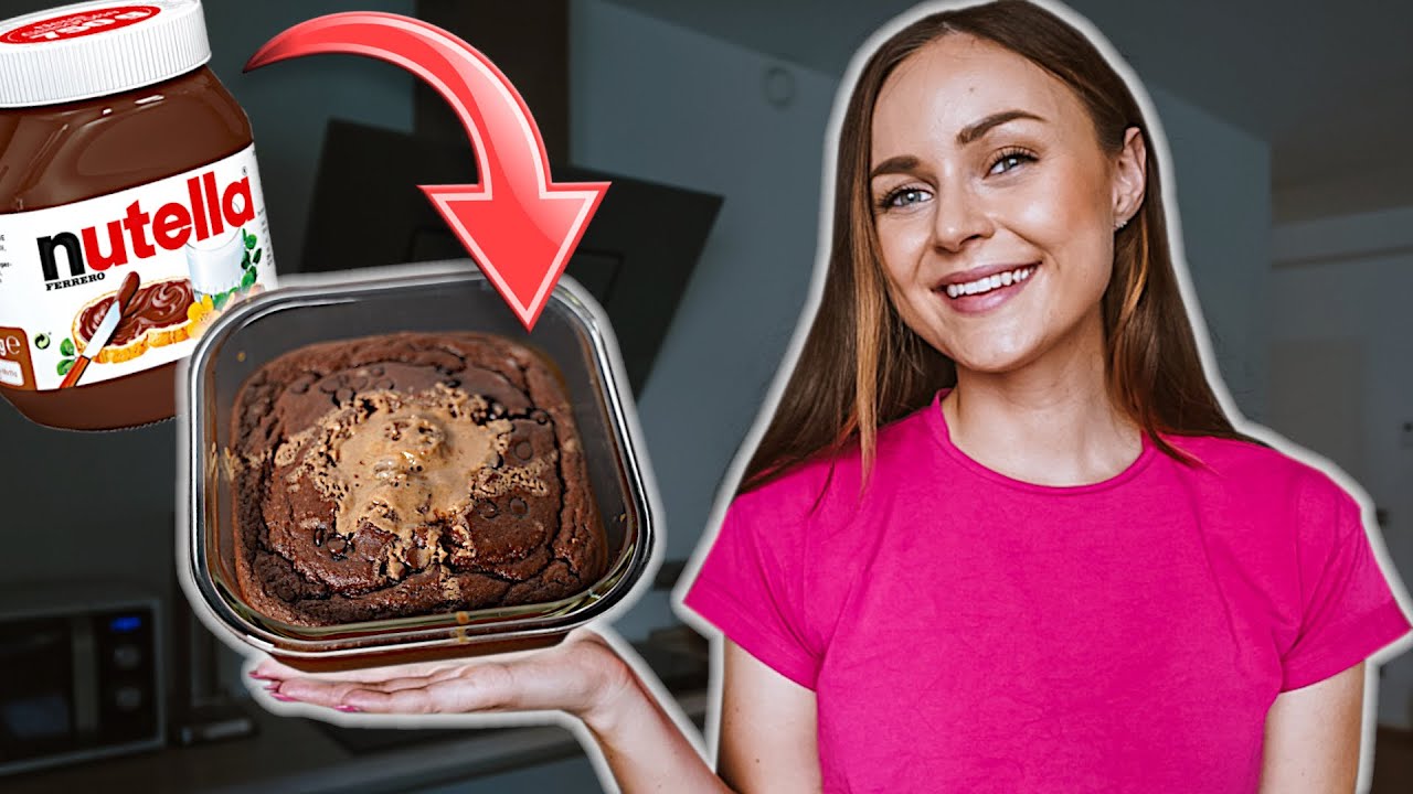 High Protein Kuchen mit FLÜSSIGEM Kern🤯 Gesund (!) und unfassbar lecker🤤 Single Rezept🙌🏼