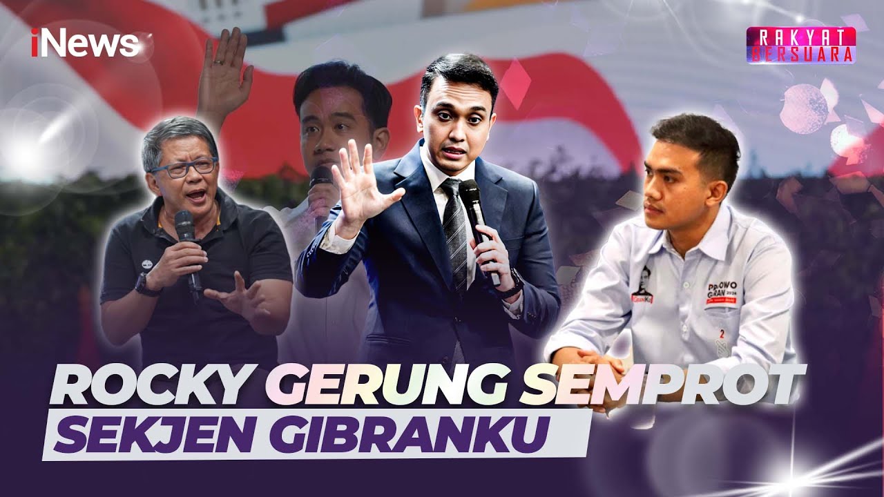 Rocky Gerung ke Sekjen Gibranku: Anda Dukung Gibran dengan Kekosongan! | Rakyat Bersuara | 11/06