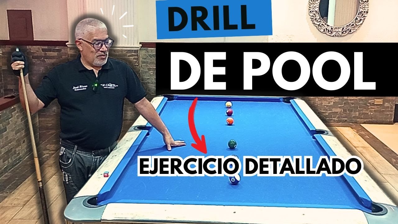 Drill de POOL: Ejercicio de 6 bolas DETALLADO / El Teacher Te Enseña