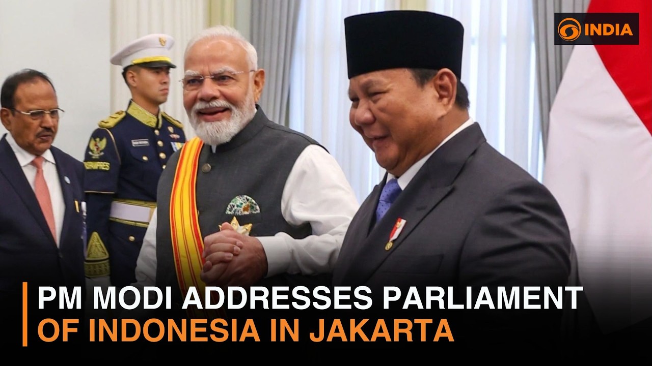 PM Modi addresses Parliament of Indonesia in Jakarta | PM Modi Indonesia visit | LIVE