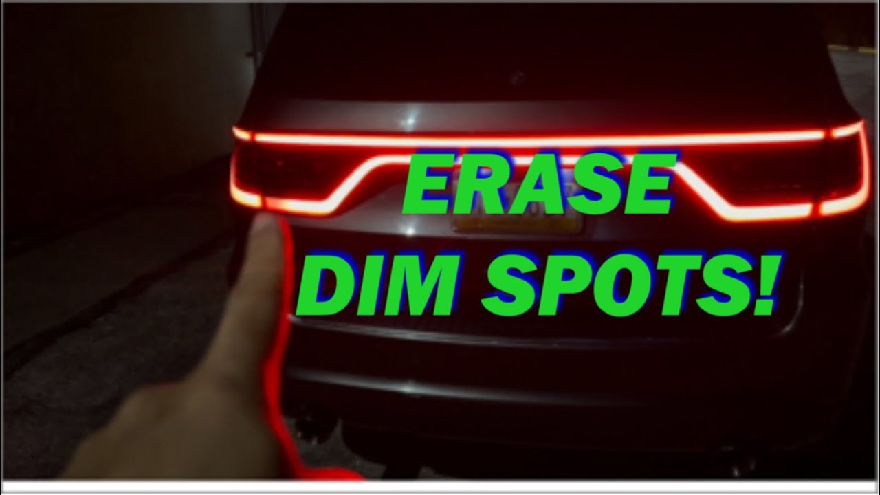 DODGE DURANGO:HOW TO REMEDY A DIMMING OR BURNT OUT TAILLIGHT