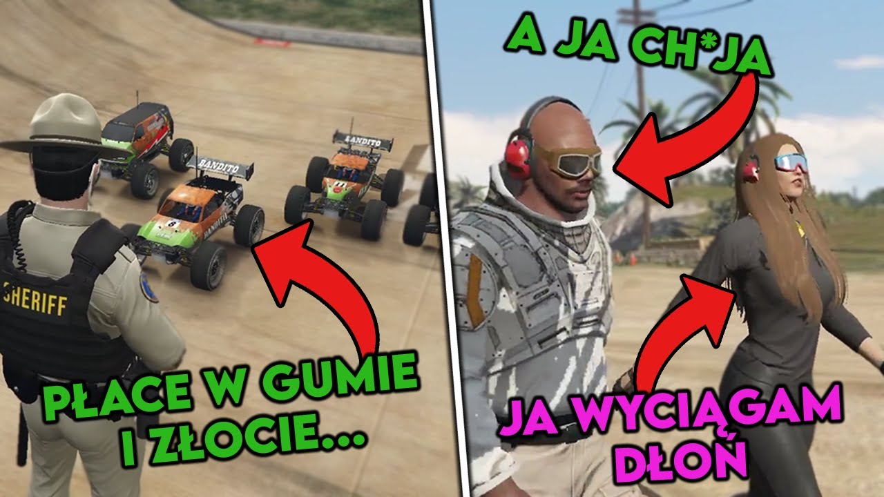 PŁACE W GUMIE I ZŁOCIE... | A JA CH*JA |😂 GTARP 😂| FM#459🔥