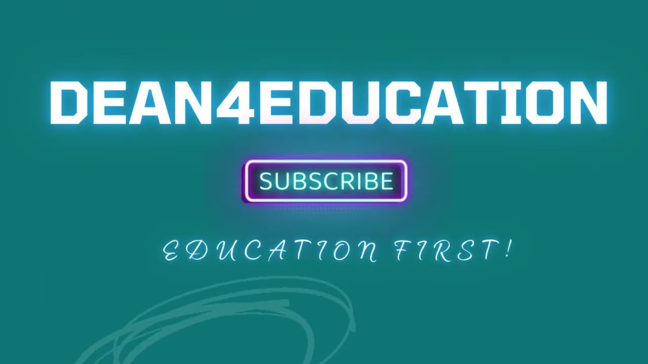Welcome to Dean4education!