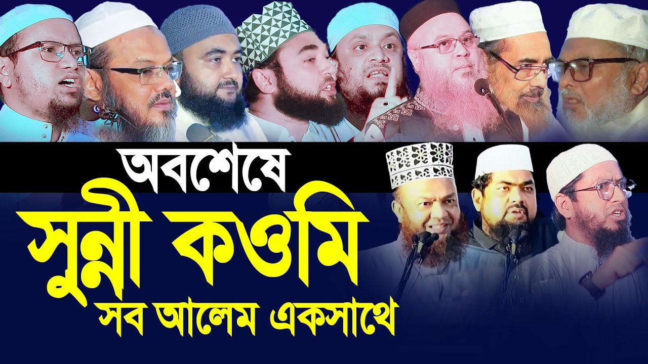অবশেষে আলীয়া,সুন্নী,কওমি সব আলেম একসাথে। সারা বিশ্ব অবাক। Abdul Hi Mohammad Saifullah