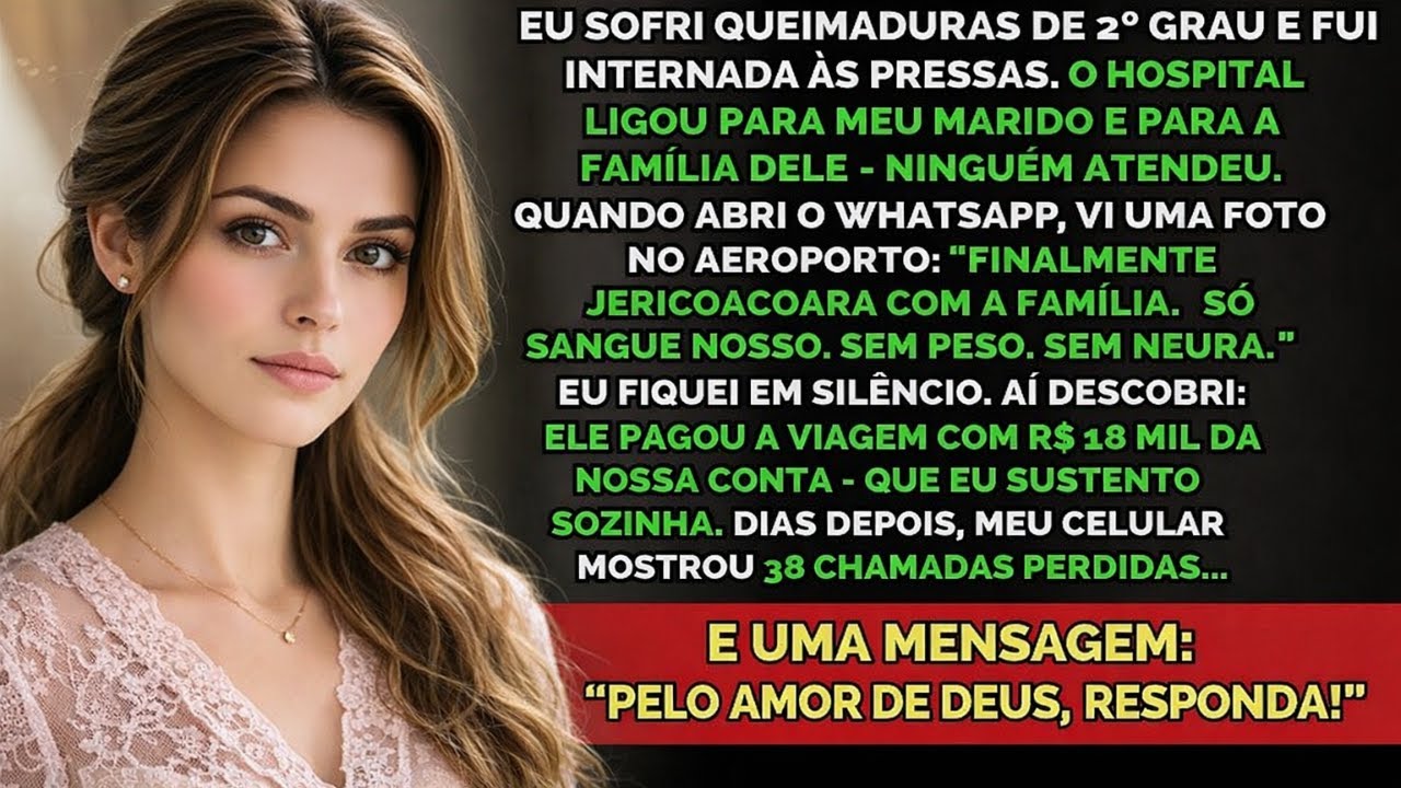 Me Queimei Gravemente… Eles Viajaram Pra Jericoacoara. Após 38 Ligações: “RESPONDA AGORA!”