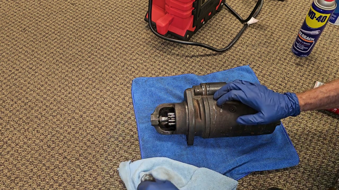 Unimog starter bendix lubrication