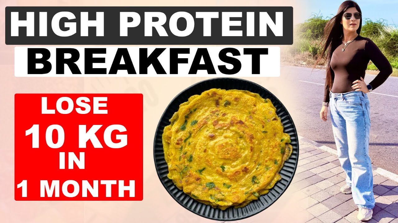 High Protein Breakfast for Flat Belly In 5 Days| Weight Loss Moong matar chilla|Dr.Shikha Singh