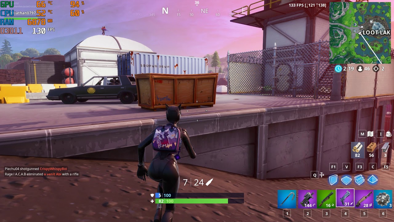 Fortnite i5 8400 - Gigabyte GeForce RTX 2060 GAMING OC 6G (Epic Settings 1080p)