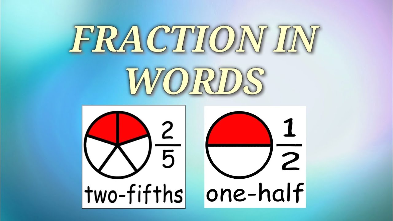 FRACTION in WORDS