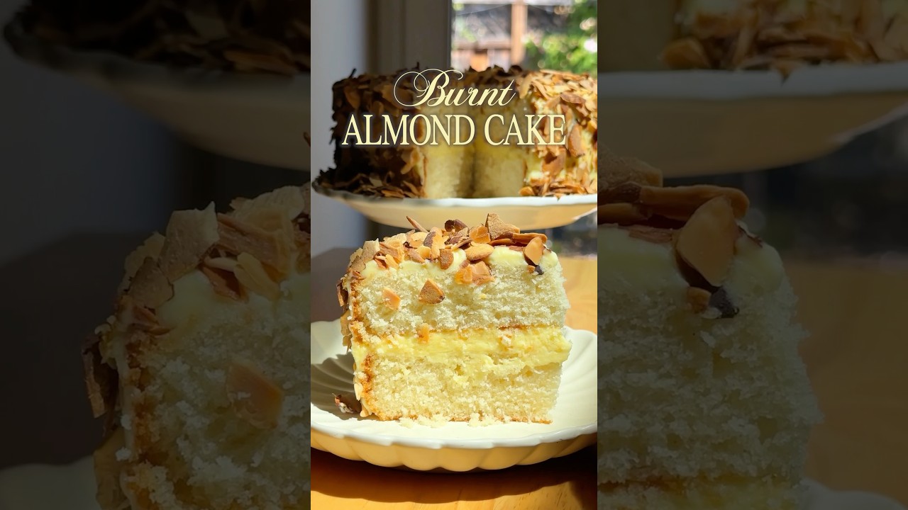 Recreating the Bay Area&rsquo;s Famous Burnt Almond Cake #cake #bayarea #recipe