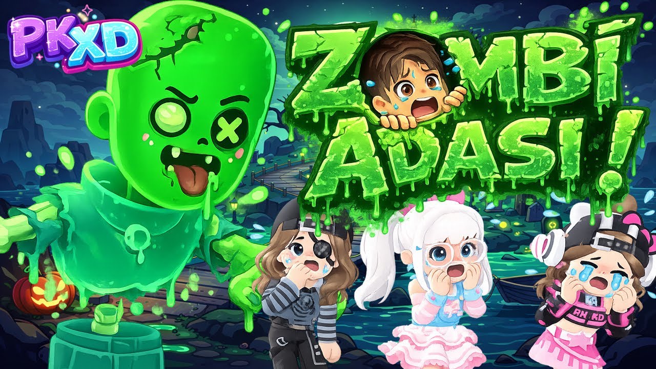 Zombi Adası… GECE KAMPTA BİR ŞEY VAR! 😱 (PK XD)