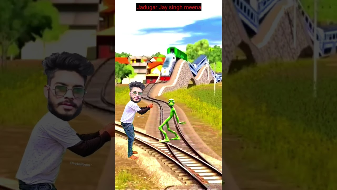 train funny vfx magic#shortsvideo #ayanji