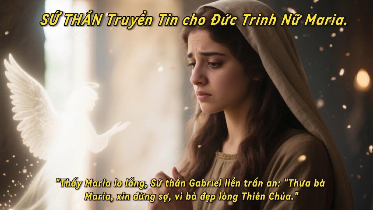 Sứ Thần Truyền Tin Cho Đức Trinh Nữ Maria.