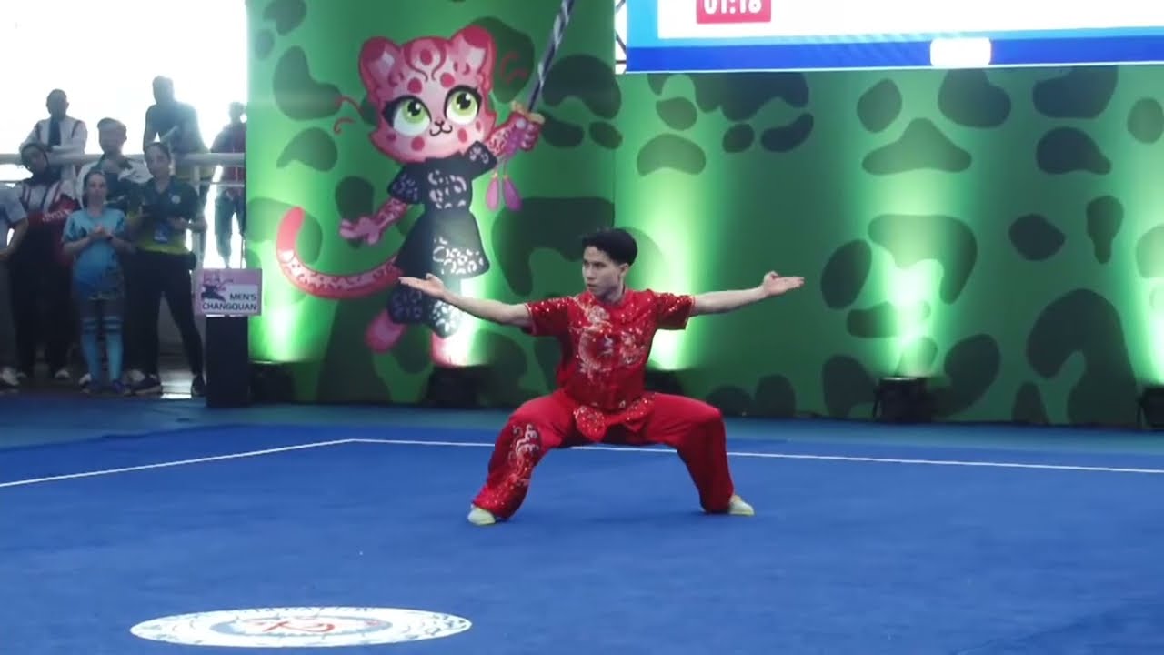2025 17th World Wushu Championships - (INA) 9th place   Men's Changquan Final (top 12)