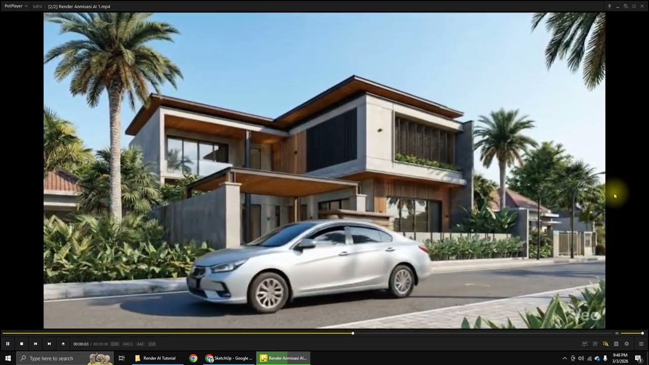 Cara Mudah Render 3D Model dengan AI - Sketch Up Free