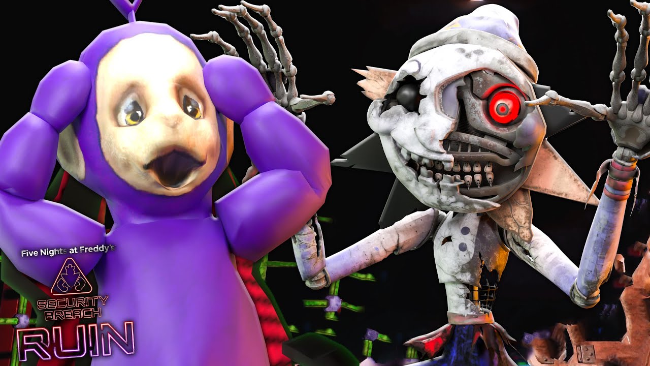 SUN & MOONDROP IS BACK! | Tinky Winky Plays: FNAF Security Breach RUIN DLC Part 2