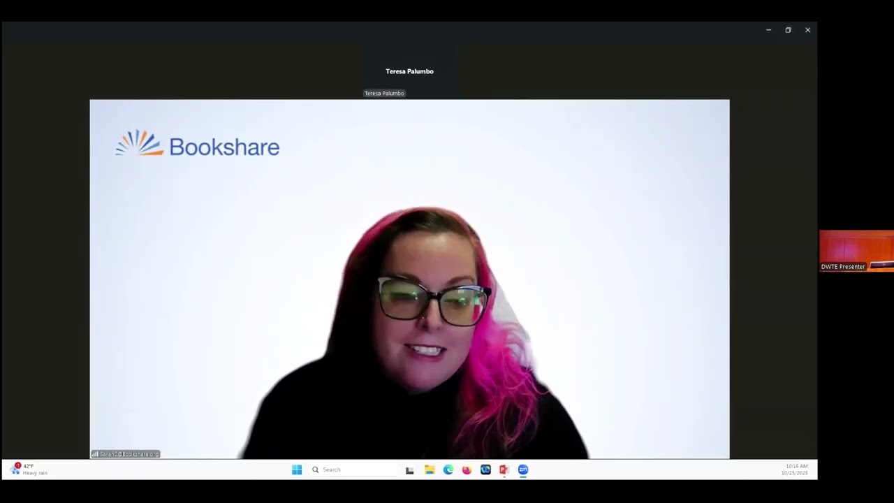 2025 Day with the Experts: AAC Sarah Caswell from  Bookshare