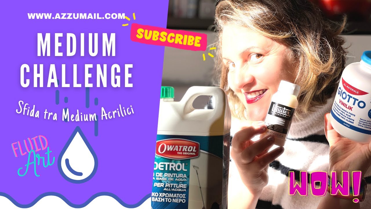 [01 MEDIUM CHALLENGE] La prima Battaglia in italiano tra Medium acrilici per la Fluid Pouring Art!