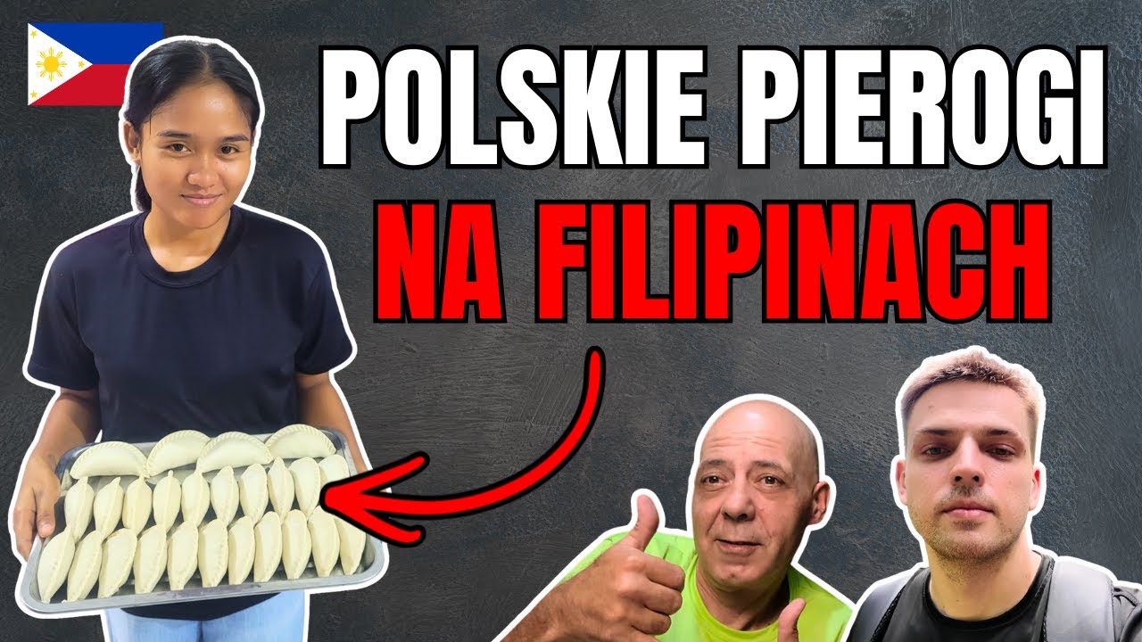 Filipinka pierwszy raz próbuje POLSKIE pierogi i kiełbasę | Życie na Filipinach