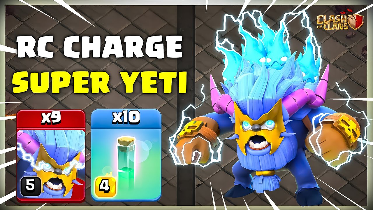 Th15 RC Charge Super Yeti Attack Strategy | Clash of Clans
