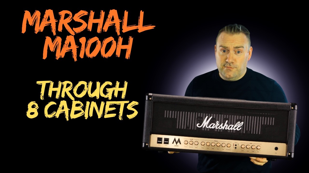 Marshall MA100H, сквозной канал, 8 кабинетов