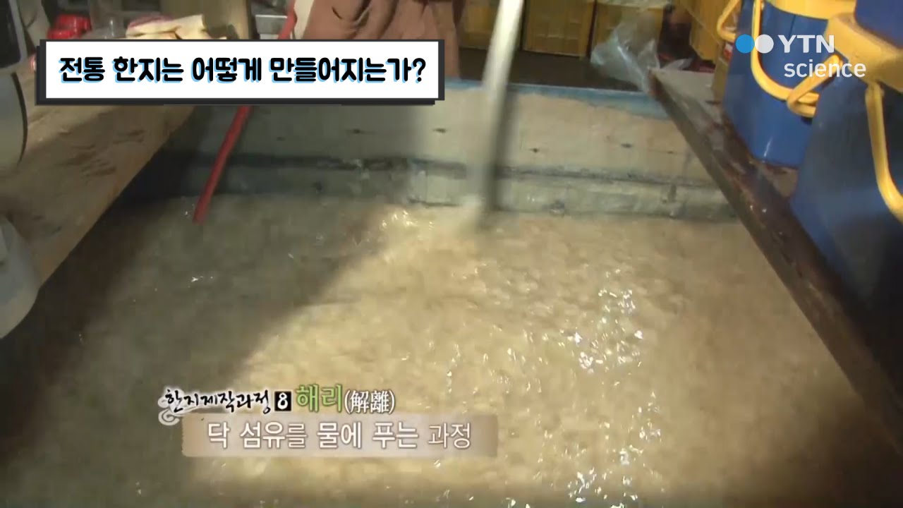 전통 한지는 어떻게 만들어지는가? / YTN 사이언스