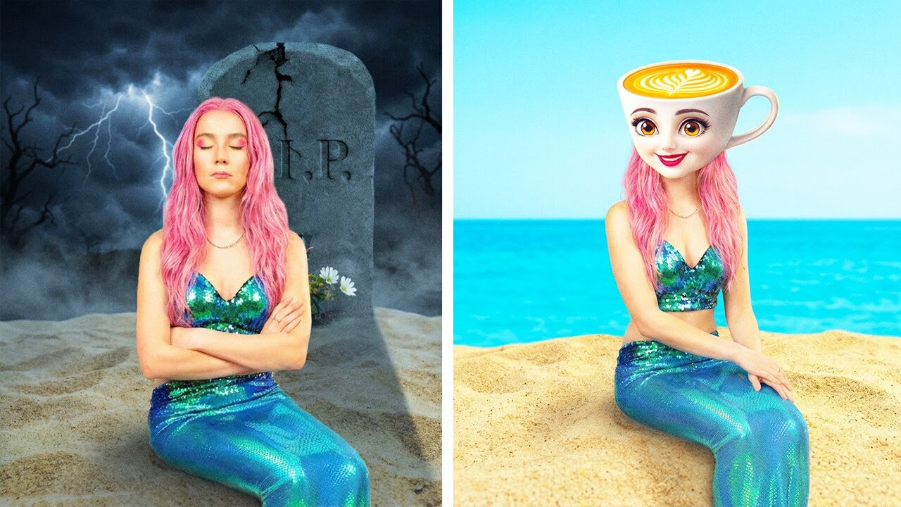 What Happened to Mermaid Barbie?! 🧜‍♀️ Crazy Makeover Transformation