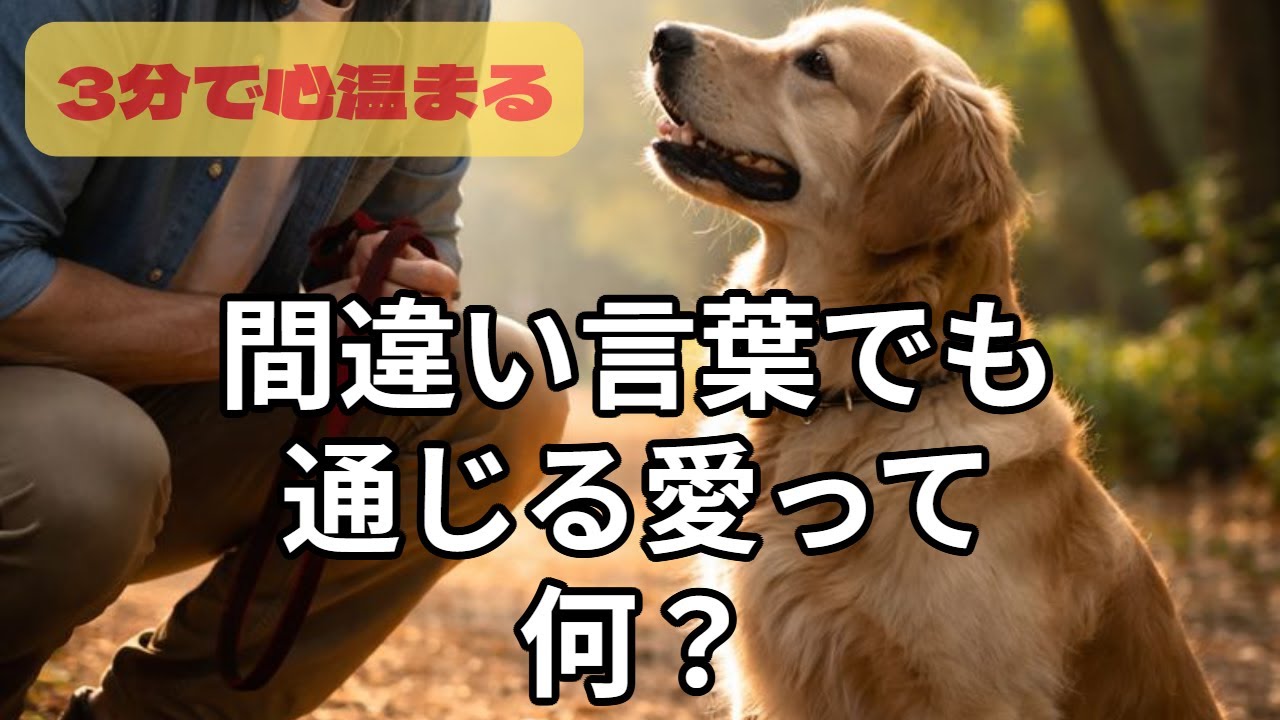 心温まる物語 ～言葉を間違える人～