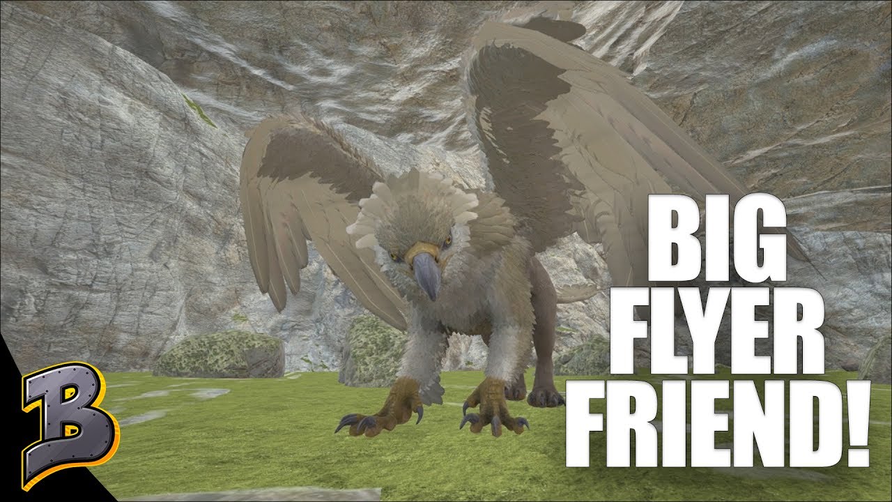 Big Flyer Friend! Griffin Tame! Ark Survival Evolved Primitive Plus -Ragnarok- Ep 4