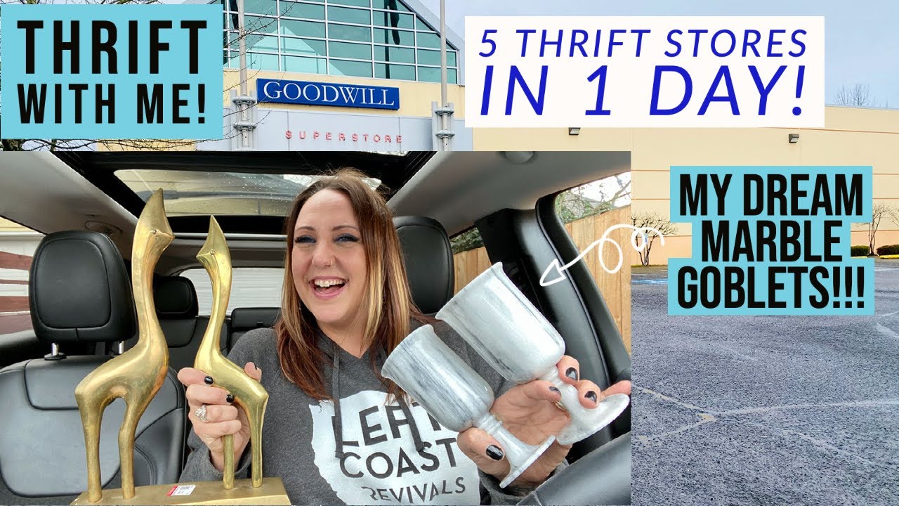 MY GOODWILL LUCK CONTINUES! | 4 Goodwills In 1 Day + ReTAILS Thrift Store | Thrift With Me!