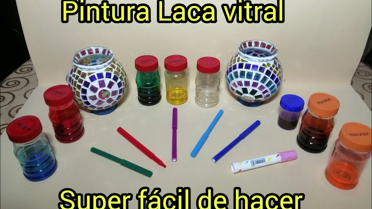 Laca Vitral, Pintura super f&aacute;cil de hacer