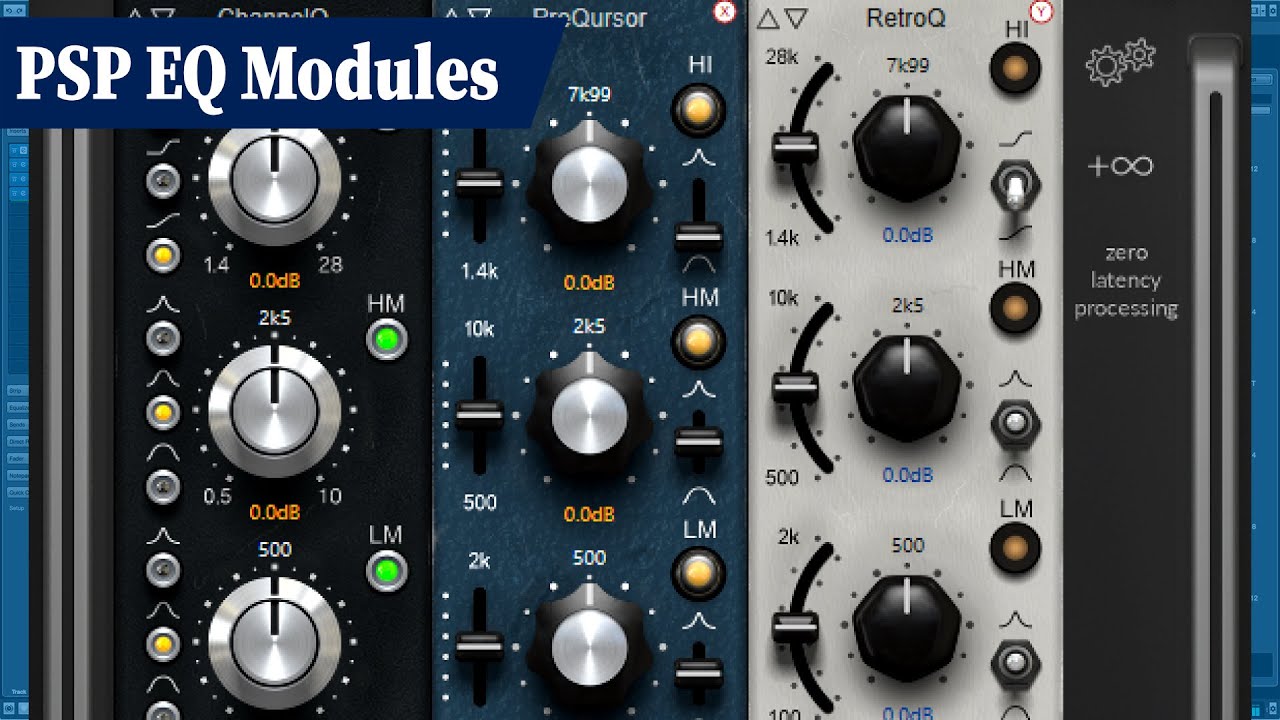 PSP InfiniStrip Plugin - EQ Modules