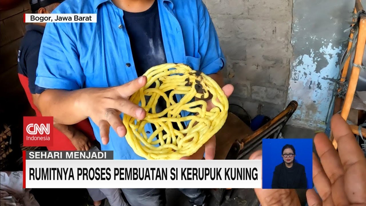 Sehari Menjadi Produsen Kerupuk Mie Kuning