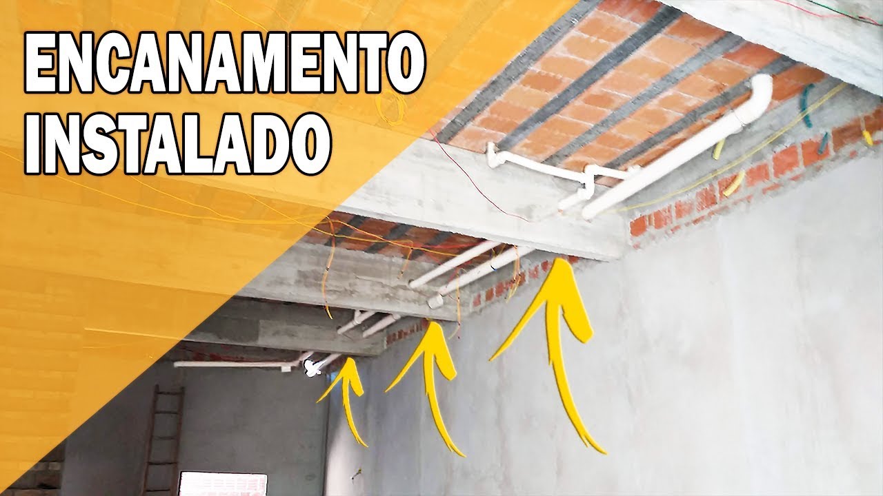 PROJETO CASA DO ZERO | TODO ENCANAMENTO INSTALADO!