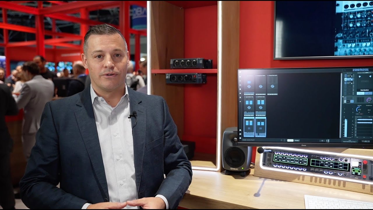 Riedel software audio mixing engine SAME at IBC 2024