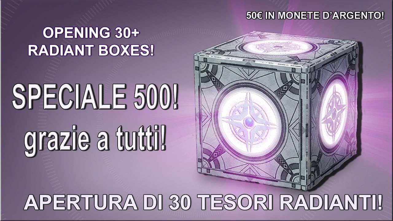 DESTINY- APERTURA DI 30+ TESORI RADIANTI! IL PIU' GRANDE OPENING ITALIANO (fin'ora!)